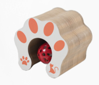 Folding Cat Scratcher, A Magical Foldable Toy (Option: Cat scratcher)